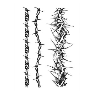 Semi Permanent Armband <b>Tattoo</b> Sticker Waterproof <b>Paper</b> Wrist Face Body Design with Custom Logo - Product Image 6