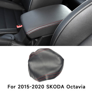 Funda para Reposabrazos de Skoda Octavia 14-20, Cuero de Microfibra Auténtica, Caja de Almacenamiento para Consola Central, Negro, Gris, Beige - Product Image 4