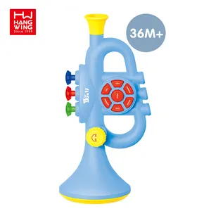 HW TOYS Spielbare Blasinstrumente für Kinder Elektrische Horn klarinette kann elektronisches Musikspiel zeug für Kinder mit Musik licht gespielt werden