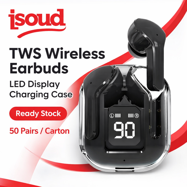 Hot Selling Air31 TWS In-Ear Stereo Headphones HiFi Wireless Earbuds Digital Display Battery Indicator Waterproof Smartlink