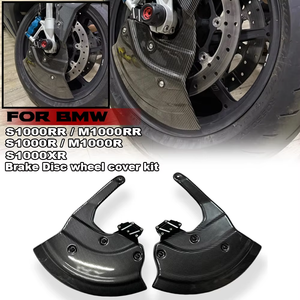 Para <span class=keywords><strong>BMW</strong></span> S1000R M1000R S1000RR S1000RR S1000XR Kit de guardabarros delantero de motocicleta <span class=keywords><strong>cubierta</strong></span> protectora de pinza de radiador de disco de freno - Product Image 4