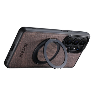 Étui magnétique <span class=keywords><strong>pour</strong></span> Samsung Galaxy S26 S25 S24 S23 Ultra <span class=keywords><strong>avec</strong></span> protection à 360° °   <span class=keywords><strong>Coque</strong></span> de téléphone <span class=keywords><strong>avec</strong></span> béquille, protection arrière, <span class=keywords><strong>en</strong></span> <span class=keywords><strong>cuir</strong></span> effet jean - Product Image 4