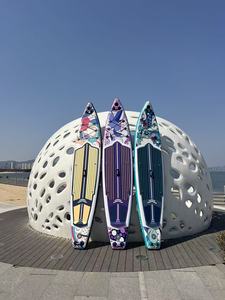 Planche de SUP <span class=keywords><strong>gonflable</strong></span> de 10'6'', 320x81x15cm, planche de <span class=keywords><strong>paddle</strong></span> pour la navigation, la course et la pêche - Product Image 3