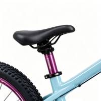 VTT à cadre en aluminium à vitesse unique avec freins à disque, roues de 26 pouces, confort et fitness, vélo de montagne