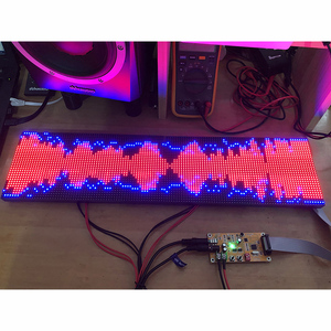 Écran d'affichage du spectre audio de la musique RVB en couleur KTV Stage LED Rhythm Light Indicateur de niveau de 64 modes <span class=keywords><strong>VU</strong></span> Meter DIY - Product Image 6