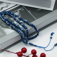 6mm magnétique hématite ethnique Tasbih 33 perles perles de prière musulmane pierre biliaire noire islamique Misbaha Ramadan