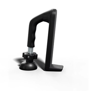 Butée de porte réglable en alliage d'aluminium, fixation au sol, anti-effraction, pour hôtels et maisons de location, sans perçage requis - Product Image 2