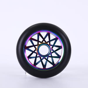 Neo Chrome 110mm Nid D'oiseau <span class=keywords><strong>Scooter</strong></span> Roues Personnalisé <span class=keywords><strong>Stunt</strong></span> <span class=keywords><strong>Scooter</strong></span> Pièces PU Matériel <span class=keywords><strong>Batterie</strong></span> Au Lithium pour Kick Scooters Nouveau Design - Product Image 1