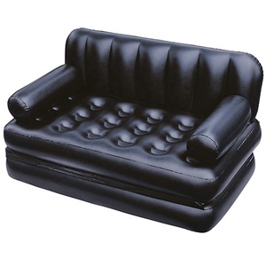 Comfortable 5 in 1 Black <strong>Air</strong> <strong>Sofa</strong> PVC Inflatable Lounger Living Room Furniture Inflatable <strong>Sofa</strong> - Product Image 1