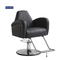 Wallybeauty meubles de salon couleur noire chaise de style miroir de salon avec lumière LED chariot noir paquet de salon