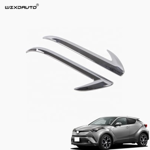 อุปกรณ์ตกแต่งรถยนต์ WZXD ผลิตจากพลาสติก ABS ชุดแต่งโครเมียมสำหรับตกแต่งตัวถังรถยนต์ ปี 2018 สำหรับ CHR - Product Image 6