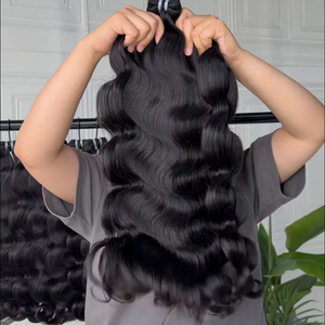 Vietnamese <b>Body</b> <b>Wave</b> Raw Virgin Human Hair Bundles Natural Color Cuticle Aligned Weft Extensions Drop Shipping Vendor - Product Image 2