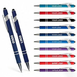 Wholesale Business Stylus Engraved Personalized Gift Promotional Custom Metal Ballpoint <b>Pen</b> Ball Point With Custom Logo - Product Image 1