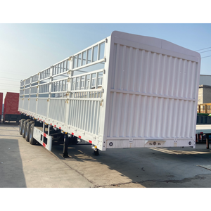 Semirremolque económico con estacas y diseño de descarga fácil para el transporte de productos agrícolas en <span class=keywords><strong>Costa</strong></span> de Marfil - Product Image 1