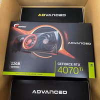 4070ti GeForce RTX 4070 Ti 12GB iGame Advanced OC G6X 192 bit 16pin Carte graphique de jeu utilisée