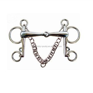 Embouchures pour chevaux avec crochets et chaîne de rênes - Product Image 5