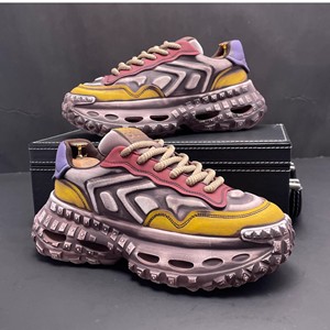 Nouvelles baskets basses tendance pour le skateboard, la mode et la randonnée en montagne, doublure en coton blanc, toutes saisons, pour hommes - Product Image 1