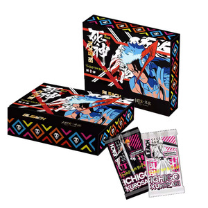 <span class=keywords><strong>Bleach</strong></span> Kurosaki Ichigo Kuchiki <span class=keywords><strong>Rukia</strong></span> Recoger papel Caja ciega Recoger tarjeta Juego de anime Caja de tarjeta de papel SSR SR Play - Product Image 4