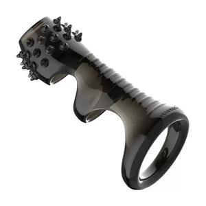 Testis <span class=keywords><strong>Fit</strong></span> ile çift silikon titreşimli penis halkası samimiyet süresini uzatmak erkekler seks ürün - Product Image 5