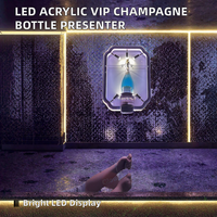 Présentoir à bouteilles en acrylique LED de haute qualité pour boîte de nuit MeiJIE, service VIP pour le roi, Henne-ssy