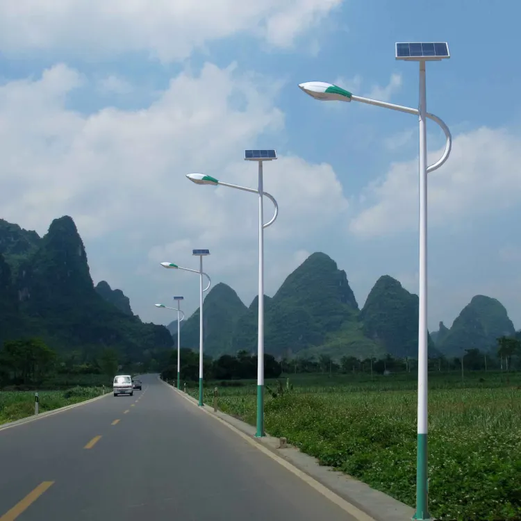 Панель уличных фонарей на солнечных батареях с интеллектуальным дистанционным управлением, уличное освещение с пассивным инфракрасным датчиком, гибридная дорожная лампа для сельской местности