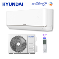 AC Inverter HYUNDAI 18000 BTU R32 Dinding, Pendingin & Pemanas, Spesifikasi Eropa, Hemat Energi Kelas A++, Proyek Rumah Tangga