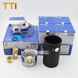 Cylinder Piston Kit 4HK1 6HK1 6BG1 Liner Kit IZUMI Piston Ring Set Valve Seat ZX200 Engine Cylinder Liner Kit For ISUZU