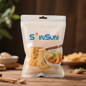 Bolsa con fuelle lateral de huecograbado de diseño personalizado, a prueba de humedad y termosellable, para envasado de espaguetis instantáneos, chicle y leche - Product Image 1