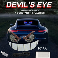 Nouvelles lumières LED universelles USB Plug and Play pour pare-brise de voiture et camion, yeux de démon pour camions