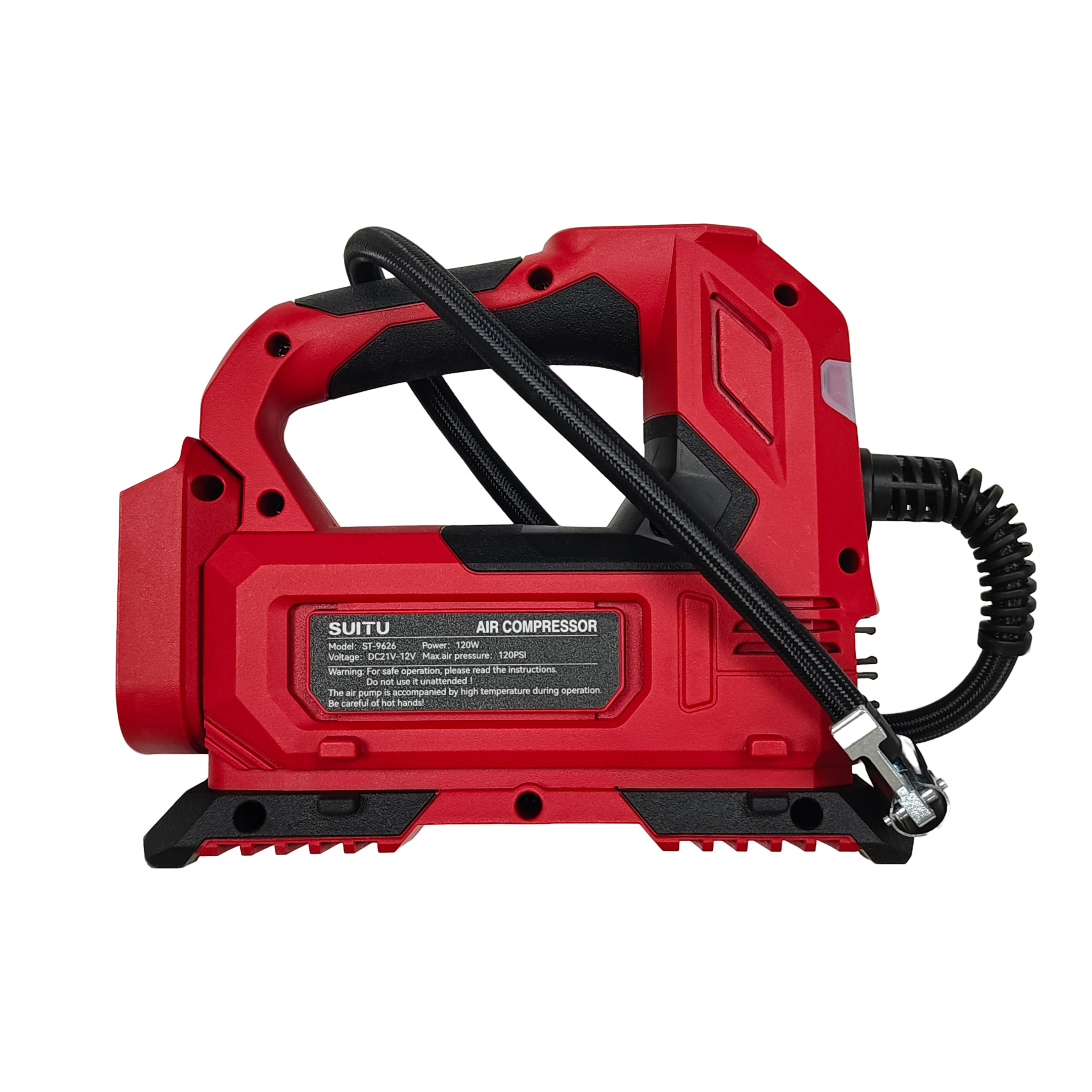 RUSHKYLIN Cordless 21V Battery Powered Tire Inflator Portable Air Compressor, 160PSI Car Tire Air Pump With 12V Car Power Adapter, Perfectly For SUV, Cars, Motorcycles, Bikes, Balls, Etc