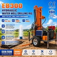 Machine de forage aquatique et aérienne 300M – Rig de forage efficace pour puits d'eau dans les formations rocheuses et les sols durs