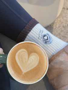 Pilates kaus kaki Yoga pegangan Addict Espresso kustom kualitas tinggi pegangan antiselip - Product Image 3