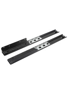 <span class=keywords><strong>Rail</strong></span> coulissant en aluminium noir à montage sous plan, léger, pour <span class=keywords><strong>baie</strong></span> vitrée, cuisine, salle à manger, chambre, salle de bain, vente chaude - Product Image 1