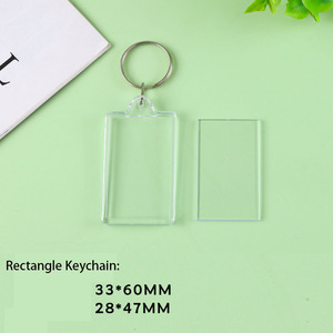 Porte-clés en acrylique personnalisés de formes variées, pendentifs souvenirs personnalisés pour sacs, cadeaux promotionnels en gros - Product Image 4