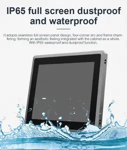 Touch Screen Monitor Display For Industrial Ip67 Waterproof 1000 Nits Outdoor 10.4 12.1 15 17 19 Inch Touch Screen Monitor