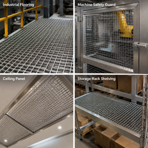 Tôle de treillis soudé en <span class=keywords><strong>acier</strong></span> inoxydable 100x100 150x150mm, ouverture 1x1m 2x3m, panneau pour renforcement du béton, construction, utilisation en bâtiment - Product Image 6