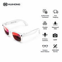 Lunettes Intelligentes de Traduction IA 2026 avec Caméra BT et Enregistrement Vidéo 4K W620Pro pour Voyages, Sports de Plein Air et Communication Quotidienne