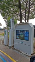 IP67 1080P haute luminosité 3000nits écran de publicité extérieure Durable LCD signalisation numérique magasin de détail support de sol multimédia