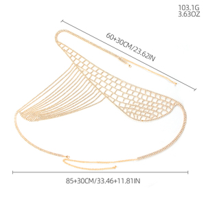 <span class=keywords><strong>HM</strong></span> Lencería erótica cadena ropa interior cintura cadena Acero inoxidable Sexy cuerpo cadena bikini - Product Image 6