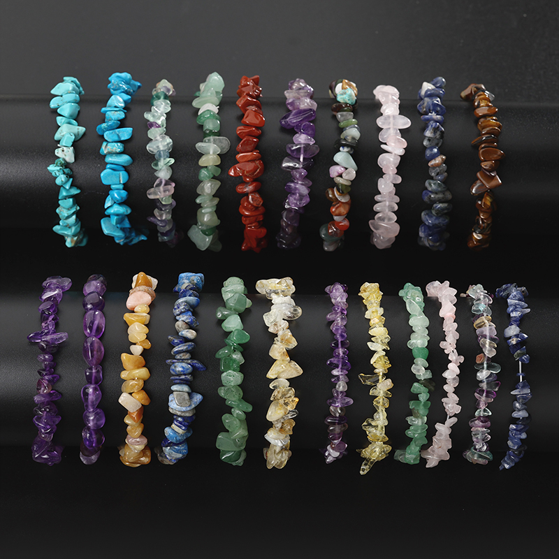 Natural Stone Quartz Crystal Beads Bracelets