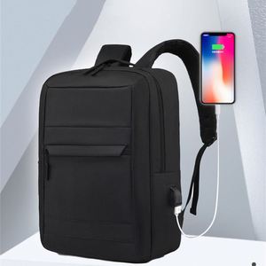Sac à dos pour ordinateur portable 15,6 pouces pour adolescents, avec logo personnalisé, idéal pour les voyages d'affaires, imperméable, design élégant, avec port USB, principalement en tissu Oxford - Product Image 2