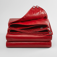 Bâche de camping en PVC imperméable, résistante aux UV et aux déchirures, avec bords thermosoudés et œillets métalliques pour tente ou auvent