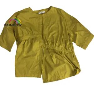 Fabrik Großhandel Ballen Gebrauchte Kleidung Preloved Mixed Bluse Full Cotton Bunte Hemden Ukay Ukay 45KG In Bundle