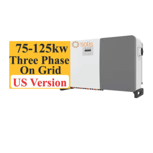 Inversor Solar Goodwe/Growatt/Huawe1/Solis de 100 Kw 125Kw 3P Conectado a la Red Sg125Cx-P2 75 50-70Ktl3-X Lv/Mv - Product Image 1