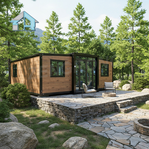 Maisons conteneurs extensibles fabriquées en Chine, installation rapide, cabine en acier, design moderne, utilisation pour bureaux, faible MOQ, remise en gros - Product Image 1