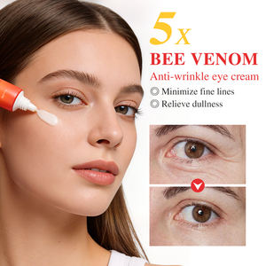 Crème anti-rides et raffermissante pour les yeux au venin d'abeille, éclaircit et hydrate la peau autour des yeux, atténue les ridules et élimine les poches sous les yeux - Product Image 2