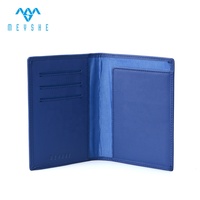 Funda de Pasaporte VIP de Cuero Genuino Personalizada con Bloqueo RFID, Tarjetero, Cierre de Clip Vintage, Alta Calidad, para Tarjetas de Identificación y Crédito