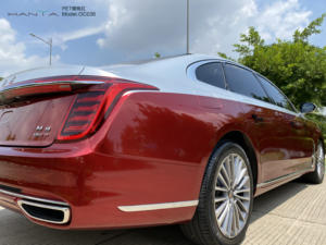 PET Liner 6.5Mil Cherry Red Car Vinyl Wrap Scarlet Auto Vinyl Wrap Car Full Body Wrapping Film - Product Image 6