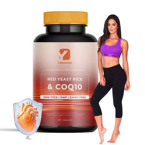 Oem/Odm Op Maat Gemaakte Rode Gist Rijst Coq10 Capsules Hart-En Cholesterolgezondheidssupplementen Rode Gist Rijst Kruidensupplementen - Product Image 1