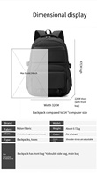 Offre Spéciale loisirs voyage étanche antivol grande capacité multi fonctionnel logo personnalisé unisexe affaires ordinateur portable sac à dos d'étudiant